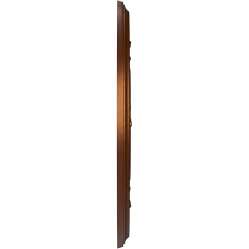 Image of Ekena Millwork CMP10BACDC Baltimore Thermoformed PVC Ceiling Medallion (Fits Canopies up to 4 1 /4 inch), 10 inchOD x 3 1 /2 inchID x 3 /4 inchP, Metallic Dark Copper