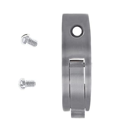 Ewatchparts CROWN GUARD COMPATIBLE WITH PANERAI PAM 001 LUMINOR OP6518 SUBMERSIBLE FIRENZE 1860 BRUSHED