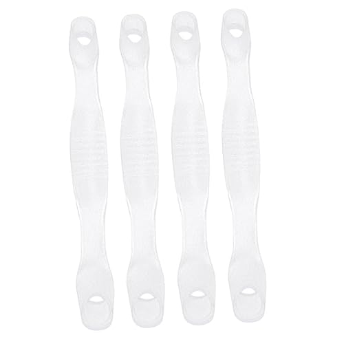 SHERCHPRY 4Pcs Comfortable Separators for Women and Men Tool Transparent Splitters for Bunion Relief Separating Straps Foot Care Accessories