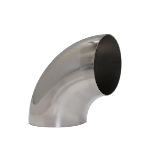 Embout échappement coude 90 degrés en inox 304 pour tuyau de 76mm