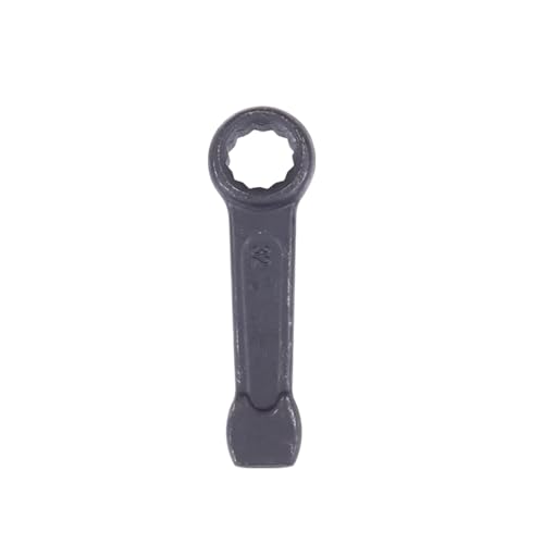 HCXUANWJTL 32mm Box End Striking Ring Wrench, High Tensile Steel Single Head Spanner Hand Tool