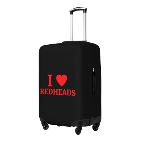I Love Redheads Luggage Cover Multi Size Travel Luggage Protective Cover2