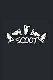  Stunt Scooter: Notizbuch für Tretroller Fahrer  punktiert  120 Seiten  6\'\' x 9\'\'