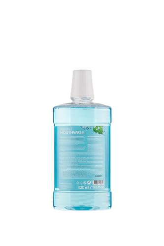 Natura Siberica Natural Mouthwash with Pure Mint & Active Calcium - Natürliche Mundspülung für Plaque-Kontrolle & frischen Atem - Mit Limonnik Nanai & Geißblatt - 520 ml – Bild 4