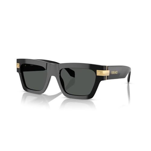 Versace VE4464 Rectangular Sunglasses for Men +BUNDLE with ACCESSORY EYEWEAR KIT