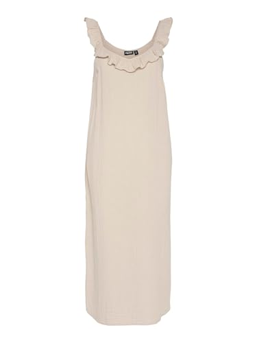 Robe Midi Femme PIECES Pcsastina SL élégante et fluide pour le quotidien