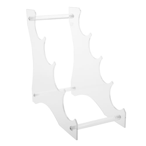 HEALLILY Flash Display Stand Acrylic Flashlight Display Stand Small Display Stand Display Stand for Flashlight Acrylic Storage-Display Rack Display Flashlight Stand Display Base Transparent