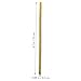 TOBBOMEY Twist Ties for Bread Candy Bags 800 Pcs Golden Wire Ties Add a Shiny Touch