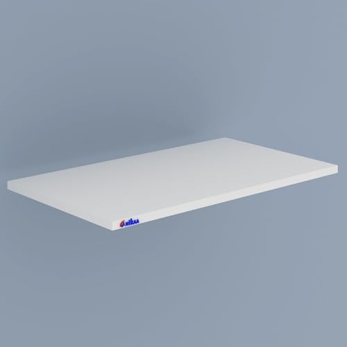 Image of Anikaa TablexPro25 Engineered Wood Rectangular Shape Table Top Board | 25 mm Thick Heavy Duty Desk Top for Study Table, Meeting /Conference Table & Office Desk | White (Size-61.8X 24 Inch)