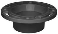 OATEY 43506 3 in. ABS Closet Flange with Plastic Ring and Test Cap