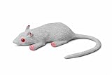 Rubber Mouse | Realistic Rubber Rat | Fake Mouse | Prank Rats | Mouses Prop | Mice Gag Gifts | Lifelike Fake Animal Props (Gray)