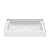 PROFLO PFSB4234 Morenci 42" x 34" Rectangular Shower Base with Single Threshold and Center Drain - White