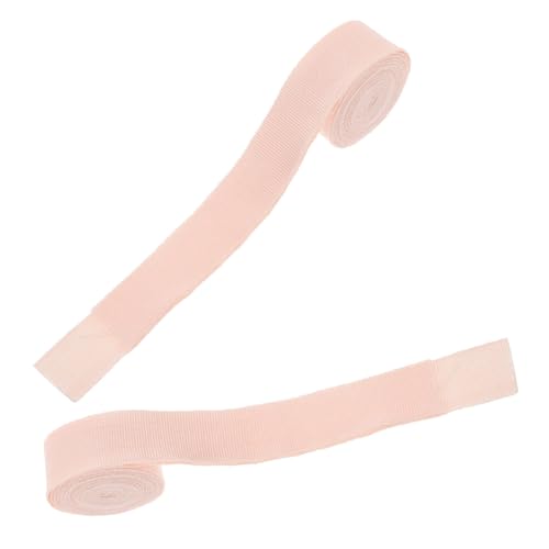 Parliky Cintas para Zapatos de Punta de Ballet 2 Piezas Cinta de Lona Rosa para Zapatillas de Bailarina Mujer Antideslizante y Suave Accesorio Esencial para Danza y Espectáculos