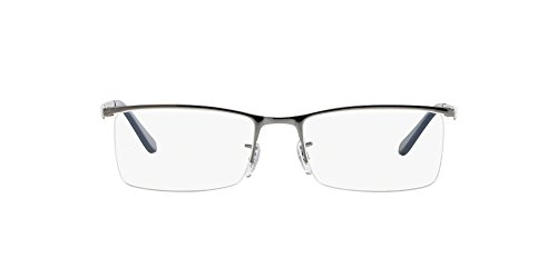 Image of Ray-Ban Men Clear Lens Rectangle Frames - 0RX6323I