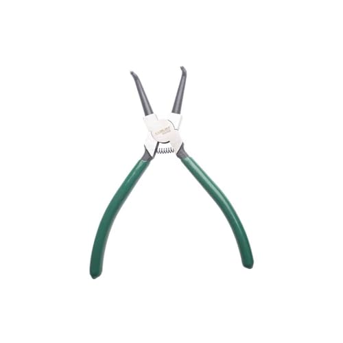 1PC Circlip Pliers Inside Bend 7 Inch Snap Ring Pliers with Straight Bent Jaw Retaining for Ring Remove Automotive Tool