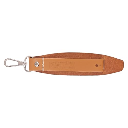 Image of Hero MotoCorp Leather Loop Gloves Holder | Mavrick Collection | Full Grain Leather | Adjustable Closure