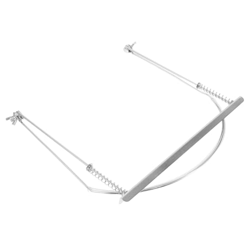 Holibanna Adjustable 24-hole Harmonica Neck Rack Portable Performance Stand Metal Holder