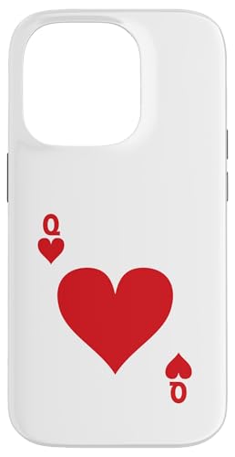 Queen Hearts Deck of Cards Matching Costume Carcasa para iPhone 14 Pro