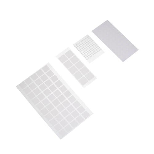 DOITOOL Removable Double Sided Tape 500 Square Sticky Dots Adhesive Stickers Acrylic Double Stick Tape Safe Material