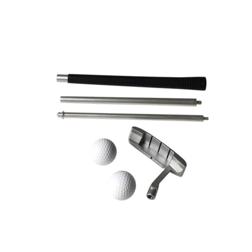 ARTSEWPLY 1set Detachable Aluminium Alloy Putter for Right-Handed Golfers Includes Accessory Rods for Driving Ranges and Golf Enthusiasts