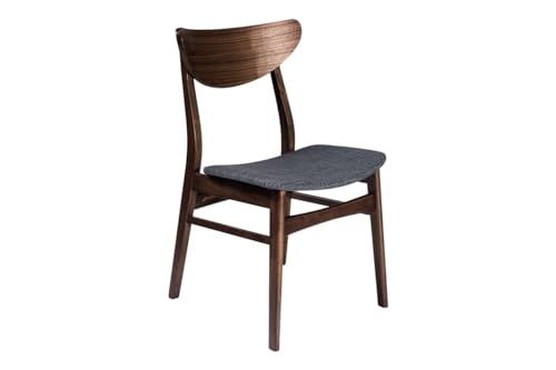 Inmod Scandi Dining Chair, Set of 2 Mid-Century Modern Dining Chairs