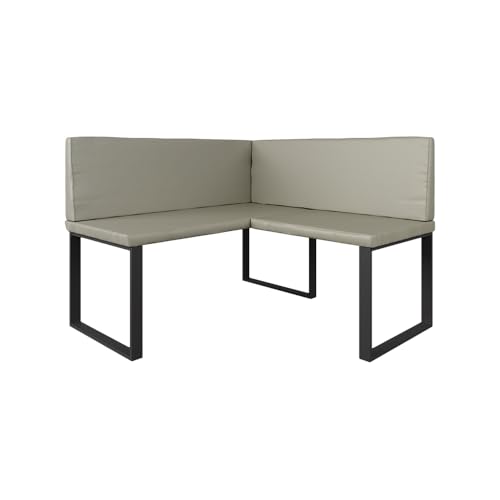 Vicco Eckbank Ravon, Cashmere, 120 x 120 cm, geeignet als Essbank für Küchen- und Essbereiche