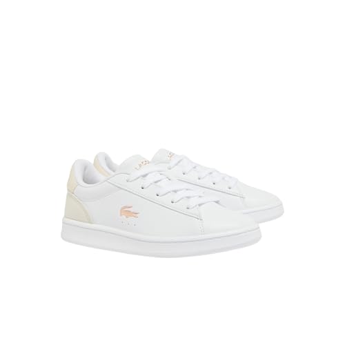 Lacoste Baskets Carnaby Set unisexes pour enfant, Blanc/blanc, 30 EU