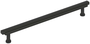 Signature Hardware 954047-O-10116 Gilderoy 10-1/16 Inch Center to Center Bar Cabinet Pull - Matte Black