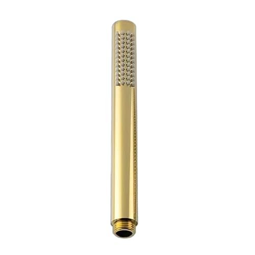 Cyberwork Alcachofa de ducha dorada de acero inoxidable 304 con 48 boquillas antical, cabezal de ducha funcional para ahorro de agua, adecuado para baños de hotel y aseos, montaje en pared para baño