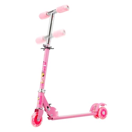 Patinete infantil – plegable con ruedas luminosas LED – Patinetes de 3 a 10 años, para niños, niñas y adolescentes, deportes al aire libre, conducción, jardín, parque viaje, camping