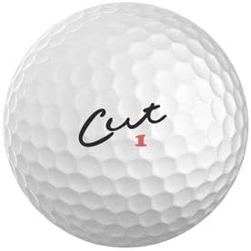 Cut Blue Golf Balls, 4 Piece Urethane (One Dozen)