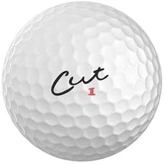 Cut Blue Golf Balls, 4 Piece Urethane (One Dozen)
