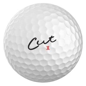 Cut Blue Golf Balls, 4 Piece Urethane (One Dozen)
