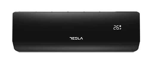 Condizionatore 9000 BTU TESLA con Wi-Fi, I FEEL, Modalità Turbo, Anti-Fungo, Oscillazione Orizzontale, Sbrinamento Intelligente, Classe A+++, Silenzioso, Telecomando (12000BTU- SELECT - NERO)