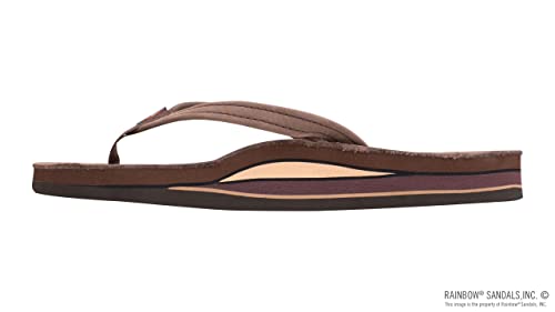Image of Rainbow Sandals Women's Double Layer, Narrow Strap, Leather Sandals w /Arch