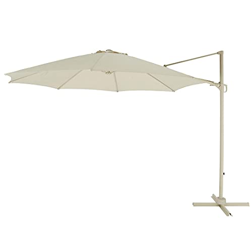 Parasol déporté 3,5 m réglable et inclinable avec protection UV intégrée
