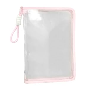 Sac de fichier A4 avec lonyard, portefeuille de documents de sac, dossier de fichiers transparent, 32.7x23x3cm, portable et léger, fermeture de fermeture éclair sécurisée, pour les manuels, papiers, c