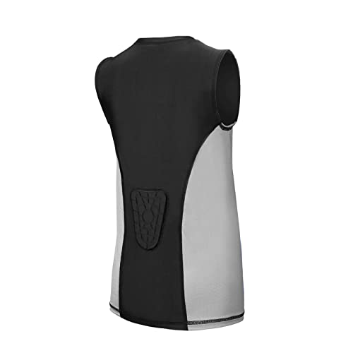 Tuoy Youth Kids Chest Protector Heart Guard Sternum Protection Padded Shirt For Baseball, Football, Lacrosse #TOP1