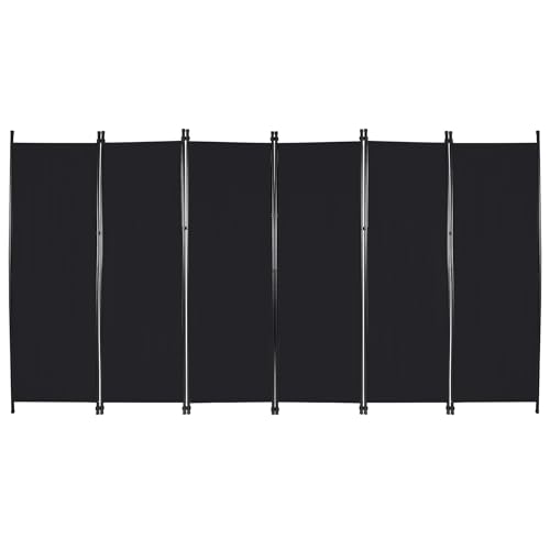 ALBOMI 6 Panel Large Folding Room Divider, 10FT Wide Portable Privacy Screen Room, Partition Room Dividers for Bedroom Dining Room Office Restaurant Hospital, 120