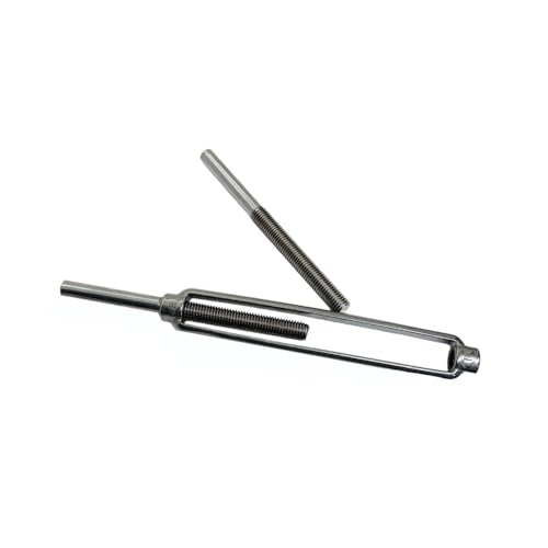 Prolinemax Marine Boat Stainless Steel 1/2" x 6-1/2" Stub End Turnbuckle WLL 2,200 Lbs miniatura 4