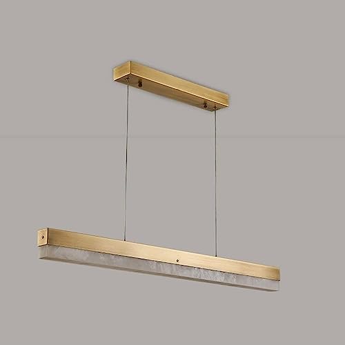 Luminaire suspendu linéaire LED 100cm pour cuisine et salon moderne