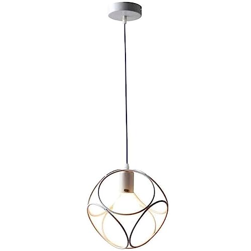Lustre de plafond E27 en fer forgé au design moderne et épuré