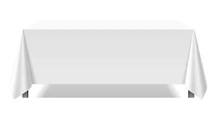 Pomp White 90" x 132" Inch Premium Polyester Tablecloth | Wrinkle + Stain Resistant Easy Care Fabric | Fits 6FT Rectangle Table