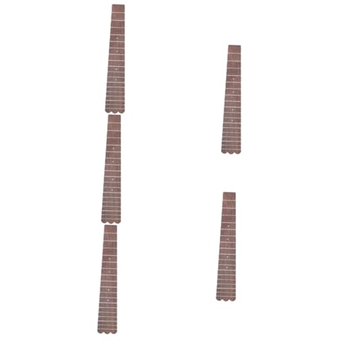 VICASKY 5pcs Ukulele Fretboard Laminated Chord Chart Folk Guitar Fretboard Replacement Guitar Accessory