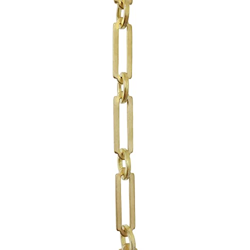 Image of RCH Hardware CH-21-AD-3 Brass Chandelier Chain, Acid Dipped (3 Feet)