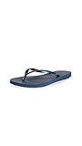 Havaianas Women's Slim Flip Flop Sandal, Navy Blue, 9-10