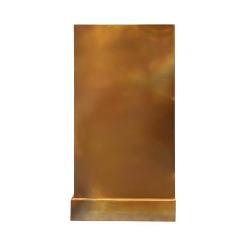 Image of SINDA Wall Mount Range Hood with Internal Motor, Lighting and Baffle Filter, 48 inchW x 24 inchH, Wall Mount, Fired Brass Color, In Stock