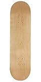 CCS Blank Skateboard Deck Natural Wood 8.25'