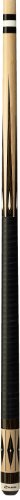 Players G-3384 Graphic Natural with Zebrawood/Black/White Diamonds Cue, 21-Ounce