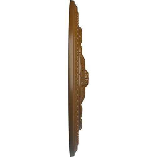 Image of Ekena Millwork 15 3 /4 inchOD x 1 7 /8 inchP Chester Fits Canopies up to 2 1 /4 inch Ceiling Medallion, Smokey Topaz